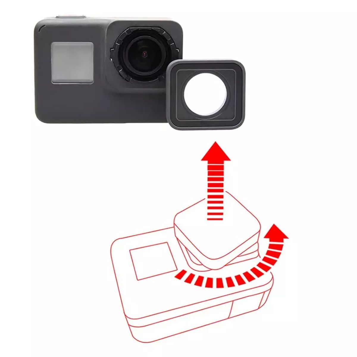 SHOOT - Lente repuesto para GoPro Hero 5 6 7