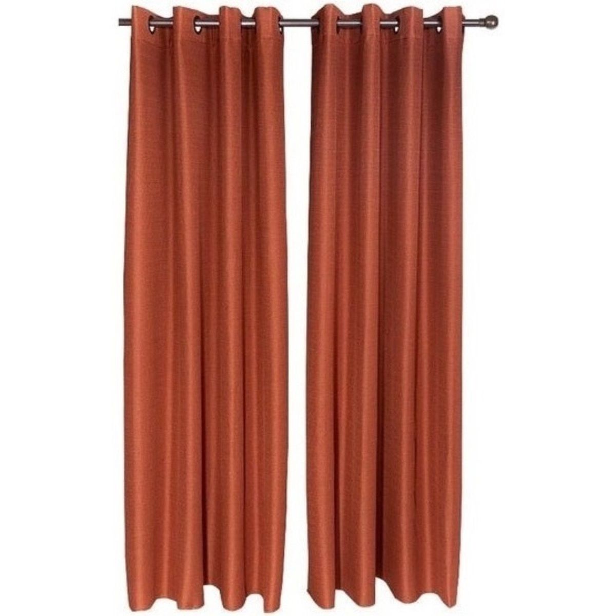 CHANTILLY - Set Cortina Blackout Térmico 140x220 Cm - Terracota