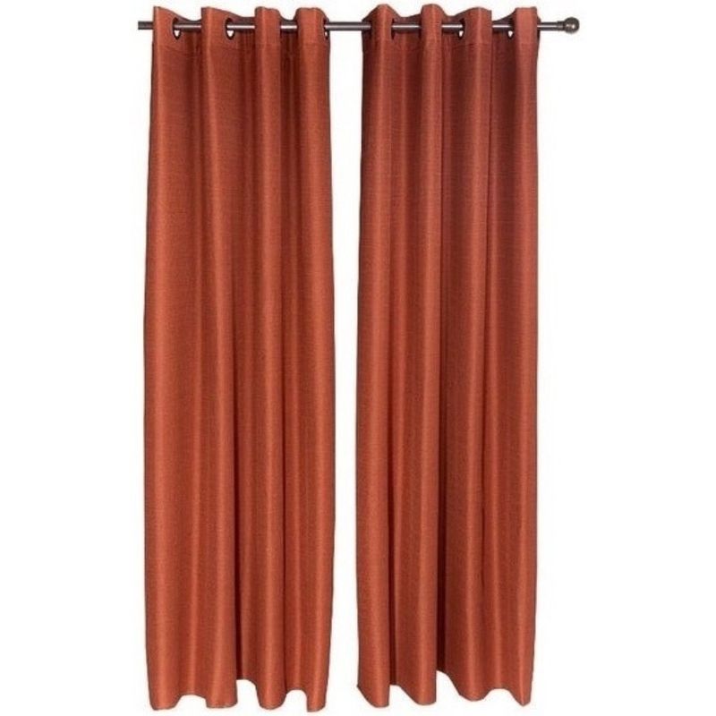 CHANTILLY - Set Cortina Blackout Térmico 140x220 Cm - Terracota