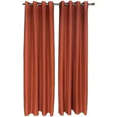 CHANTILLY - Set Cortina Blackout Térmico 140x220 Cm - Terracota