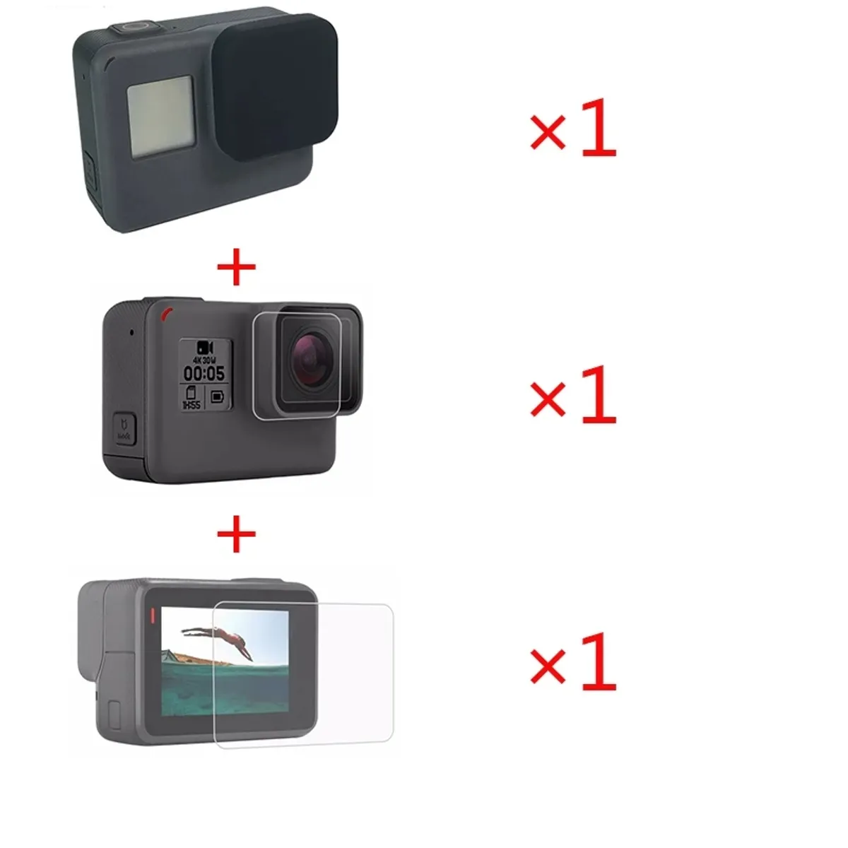 SHOOT - Lamina  protección Lente GoPro 5-6-7 Black