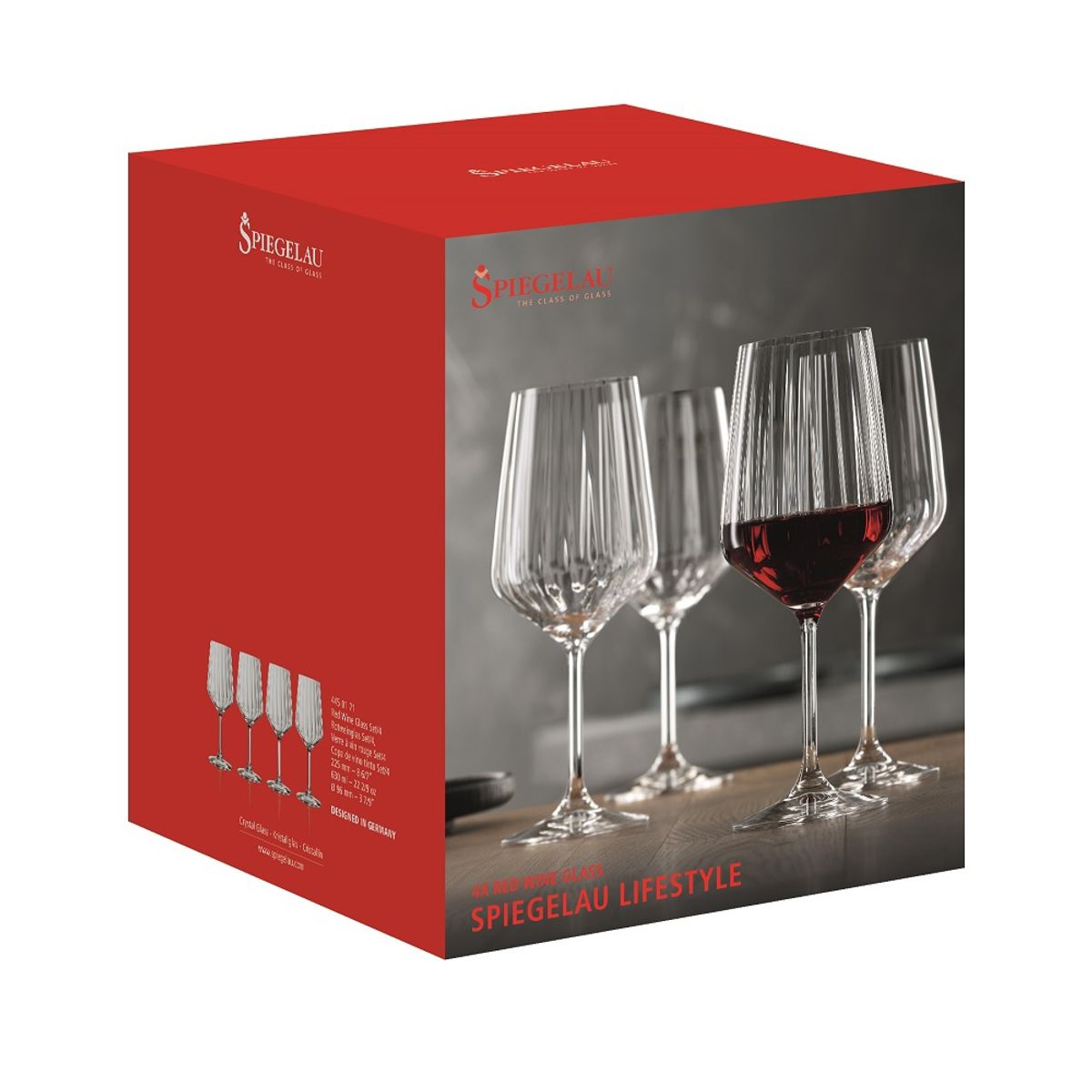 SPIEGELAU - Set 4 Copas Vino Tinto Lifestyle.