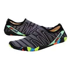 CRUSEC - Zapatillas De Playa Zapatos De Natación Antideslizante Unisex - Negro