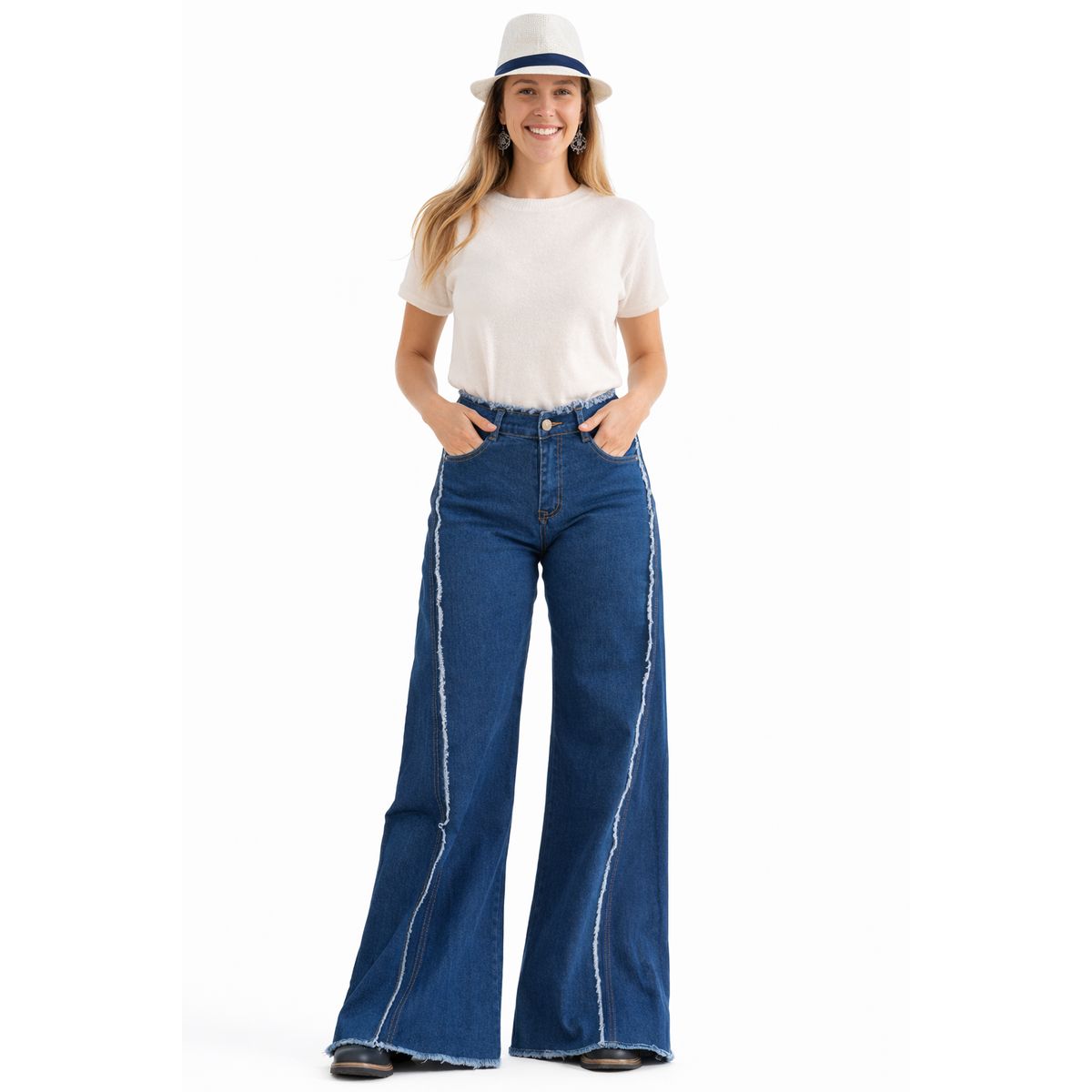 LA MONA LUISA - Jeans Petra Azul - La Mona Luisa