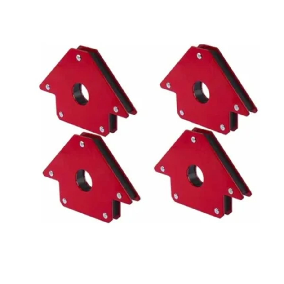 ESHOPANGIE - Pack 4 Escuadra Magnética Para Soldar 50 Lbs 110 Mm