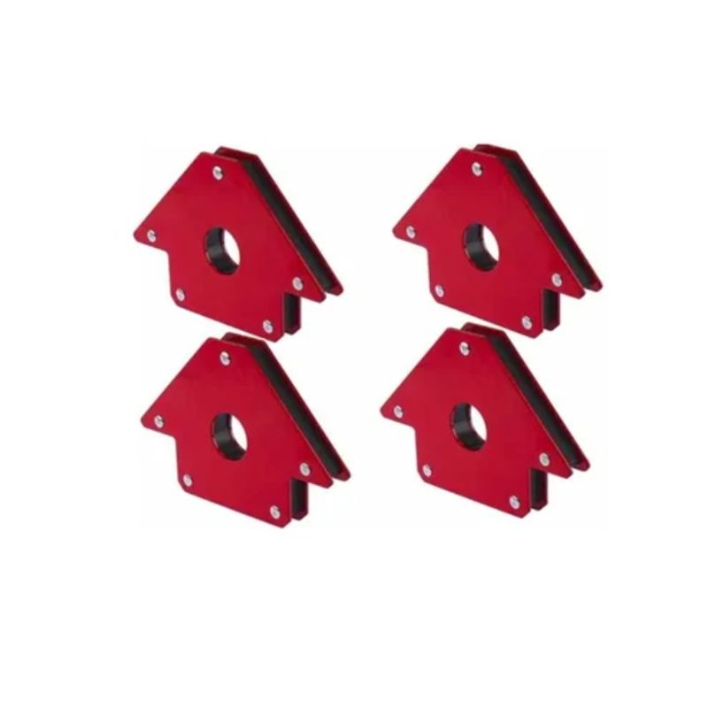ESHOPANGIE - Pack 4 Escuadra Magnética Para Soldar 50 Lbs 110 Mm