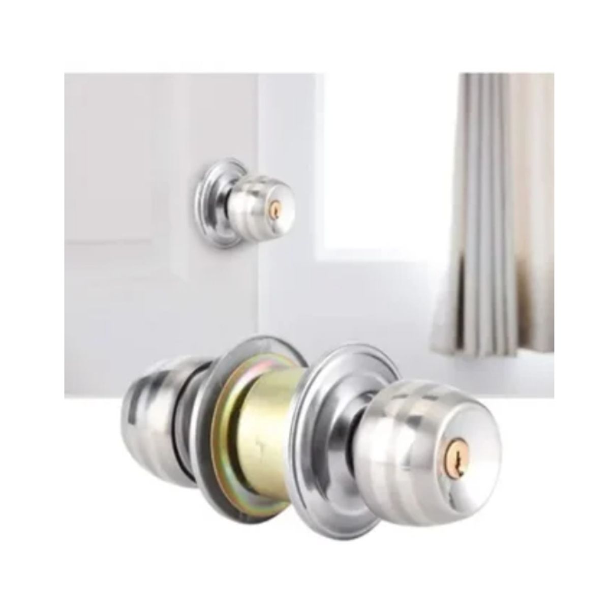 ESHOPANGIE - Cerradura Pomo Chapa De Casa Dormitorio  Baño