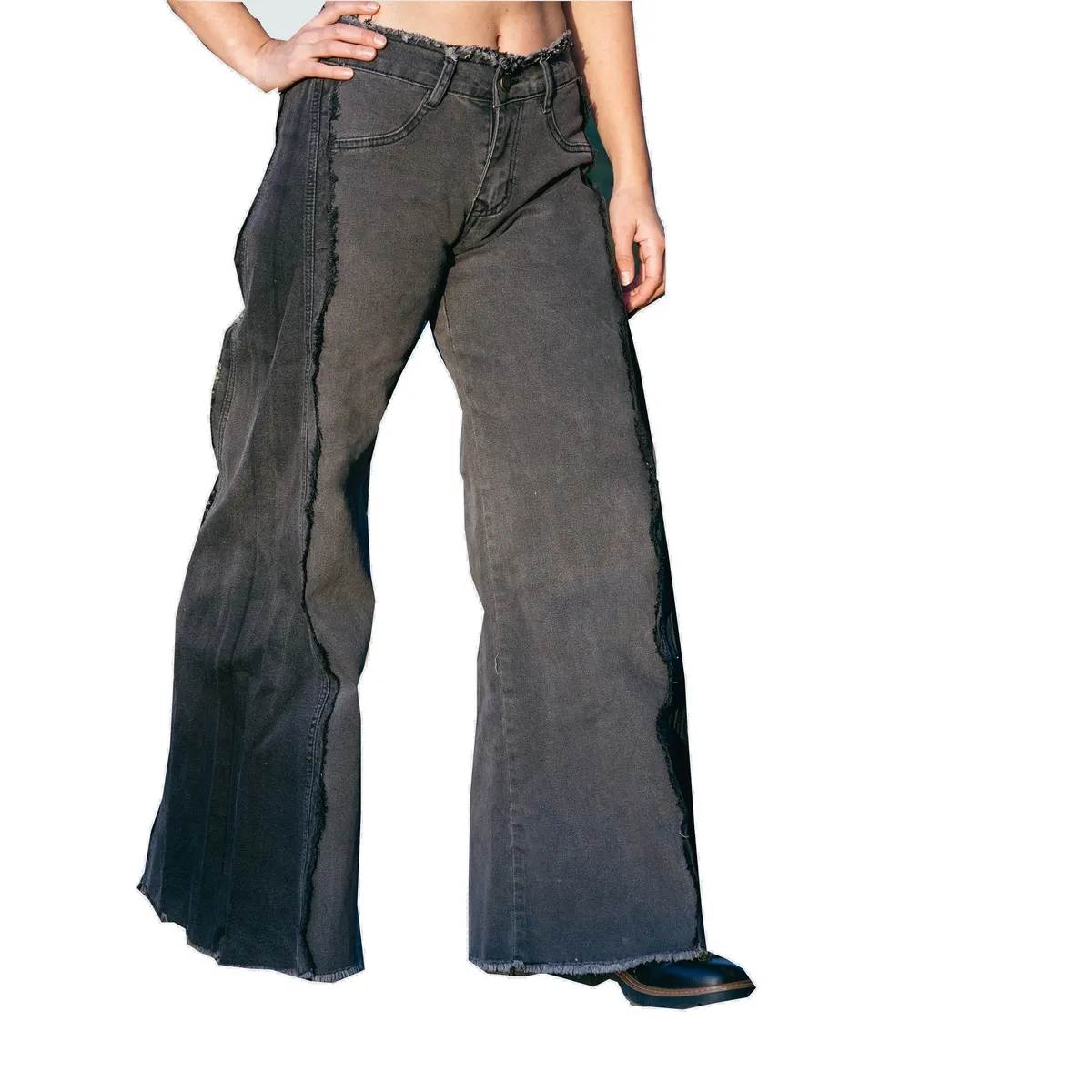 LA MONA LUISA - Jeans Petra Gris - La Mona Luisa