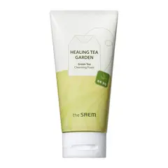 THE SAEM - Healing Tea Garden Cleansing Foam Green Tea - Limpiador de espuma té verde - Cosmética Coreana