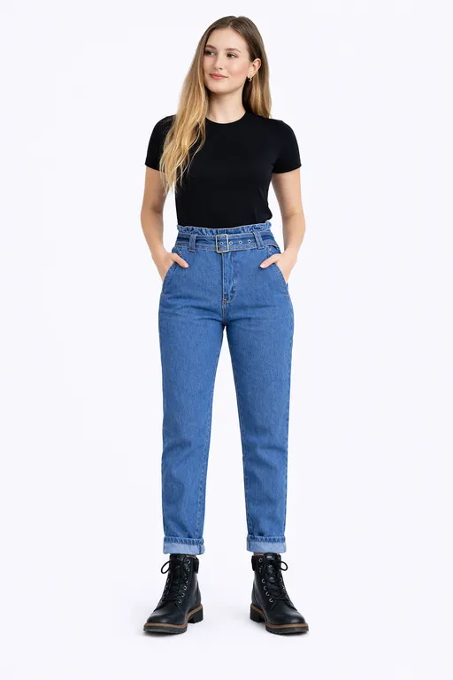 Jeans Guadalupe Azul - Azul 36