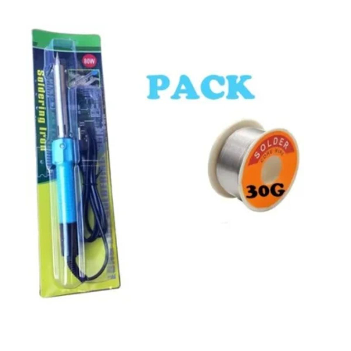 ESHOPANGIE - Pack Cautín Eléctrico Tipo Lápiz Para Soldar 80w soldadura