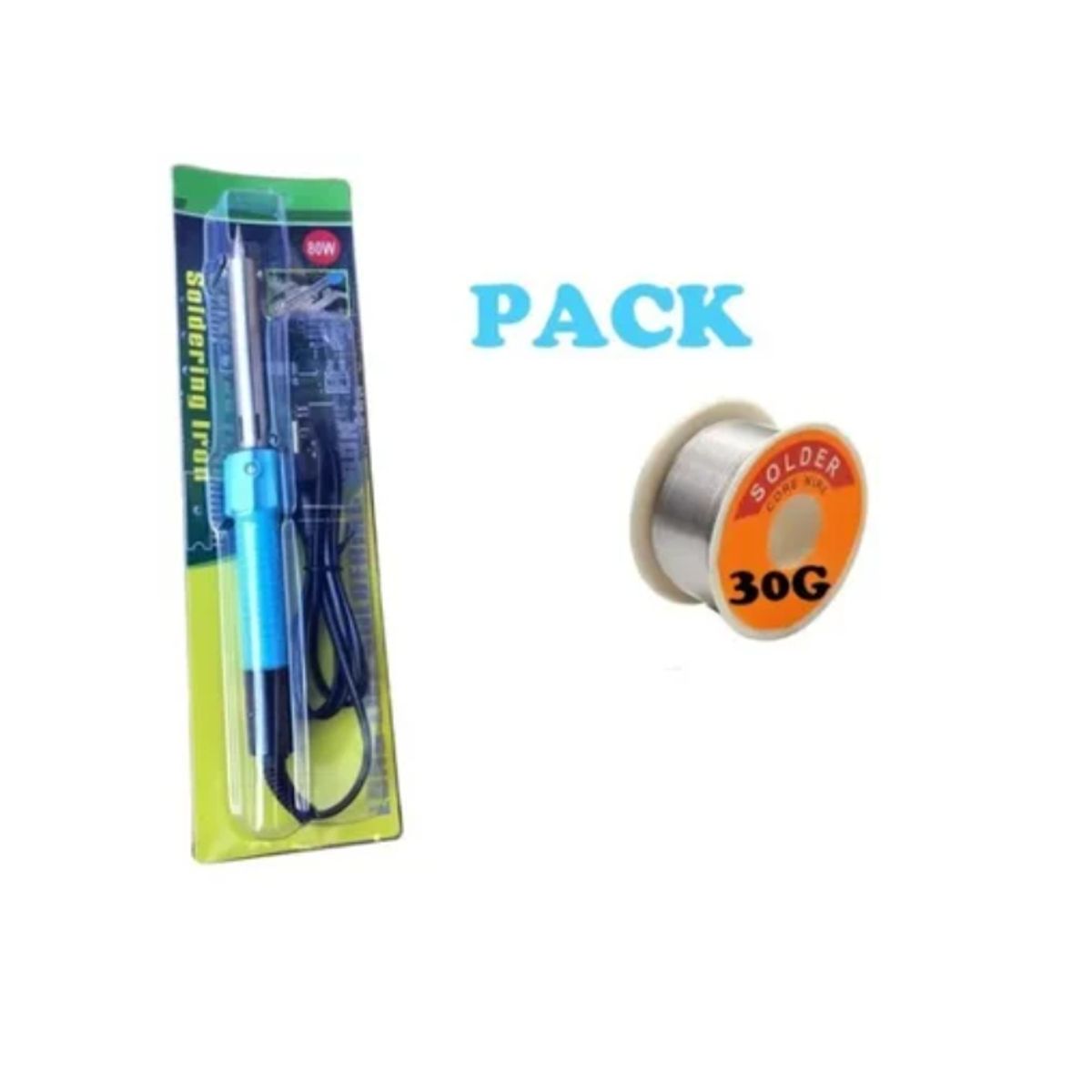 ESHOPANGIE - Pack Cautín Eléctrico Tipo Lápiz Para Soldar 80w soldadura