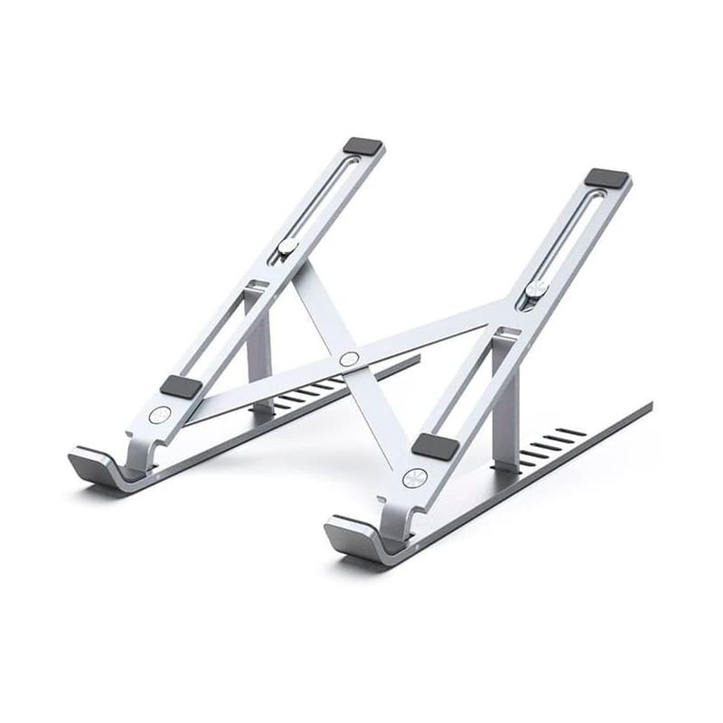 GENERICO - Soporte alzador plegable para notebook de aluminio