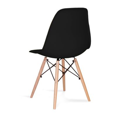 Imagen 2 del producto Silla de comedor estilo eames negra
