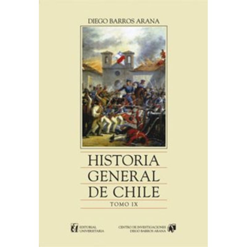 TOP10BOOKS - Libro Historia General De Chile, Tomo 9 -989-