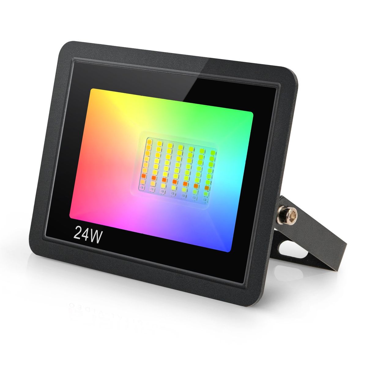 VHOME - Foco Proyector Wifi RGB Vhome V2000 24W Para Exterior Compatible con Alexa Google