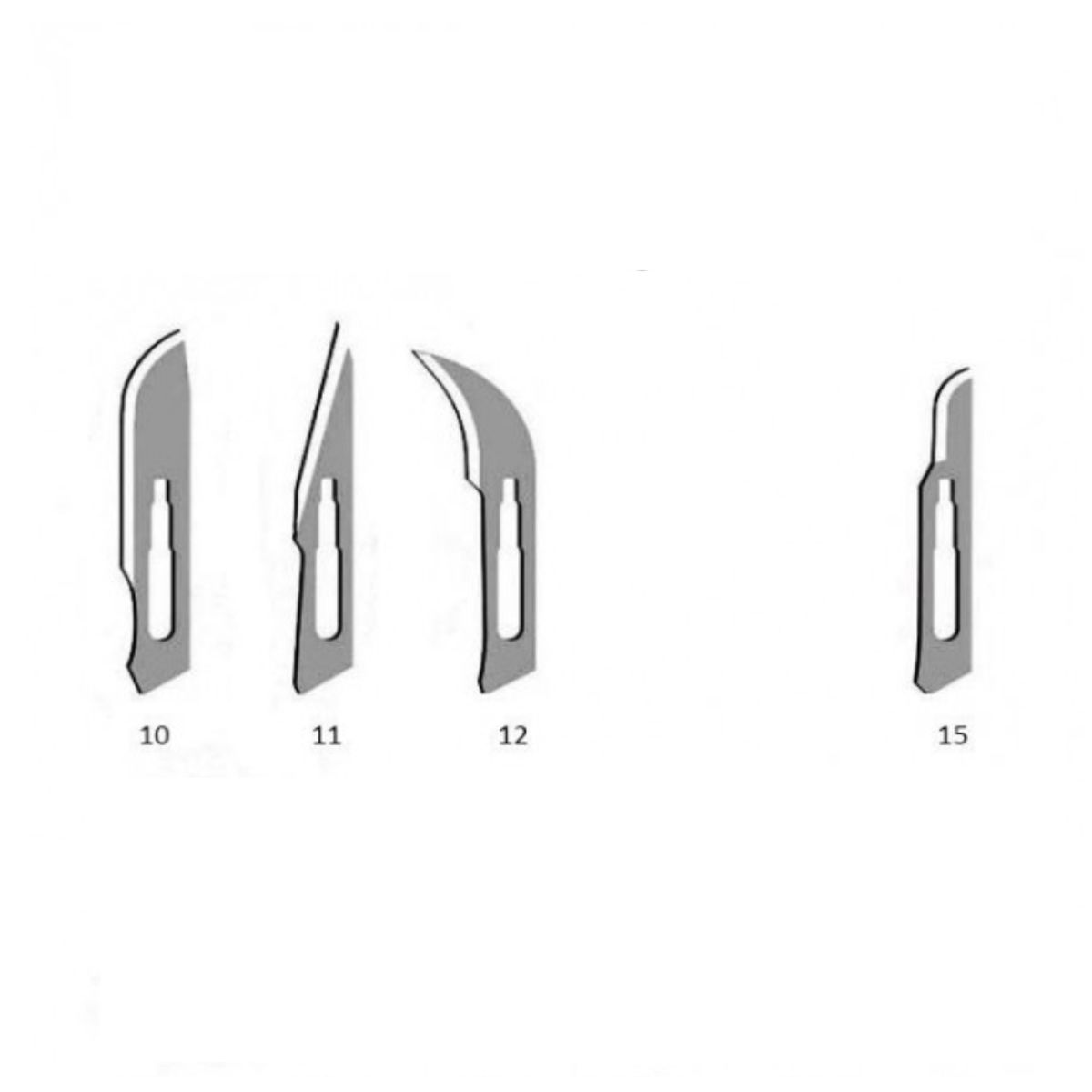 NIPRO - Hoja Bisturí N°10 Surgical Blades Caja 100 Un
