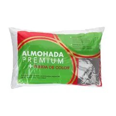 SUEÑO BLANCO - Almohada premium mas funda cafe 50x70 cm
