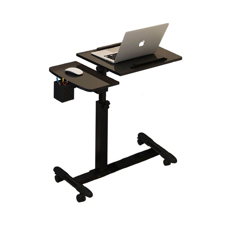 GENERICO - Multimesa ajustable con ventilador para notebook negra