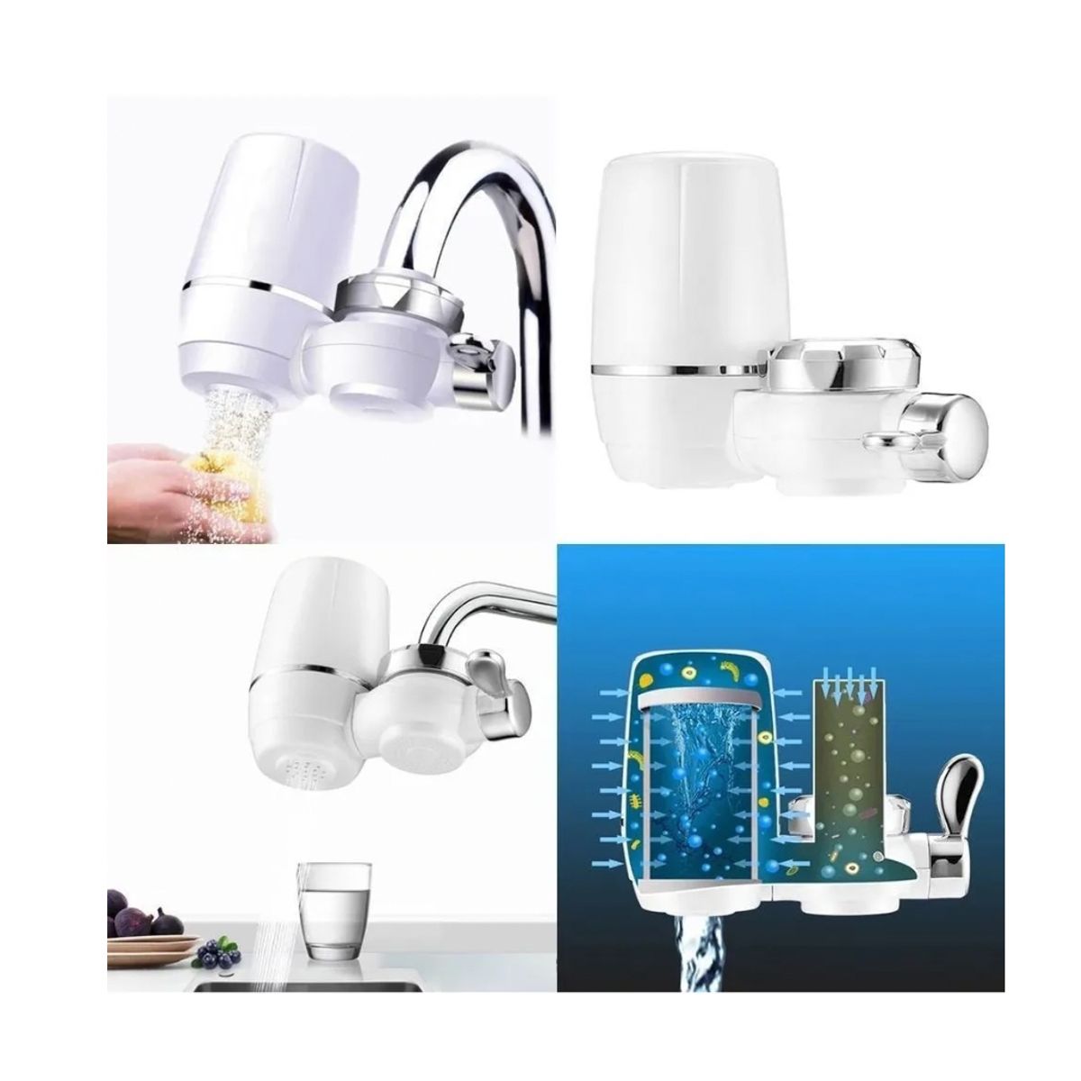 GENERICO - Purificador Agua Filtro Cocina Carbono Grifo