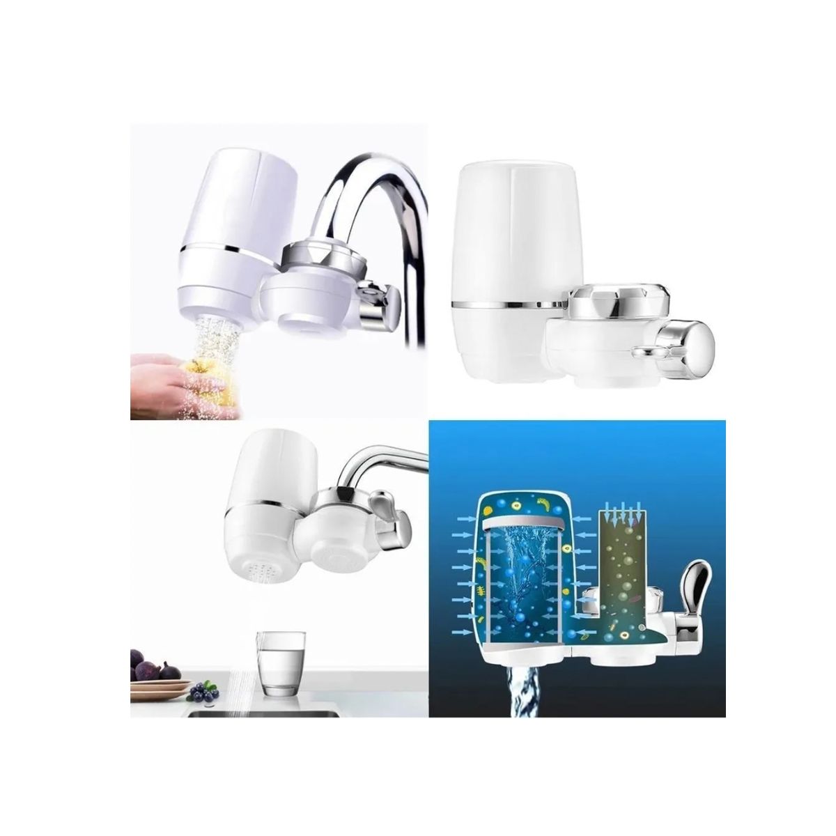 GENERICO - Purificador Agua Filtro Cocina Carbono Grifo