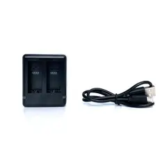 SHOOT - Cargador doble para Gopro hero 12-11-10-9 + Cable de Carga