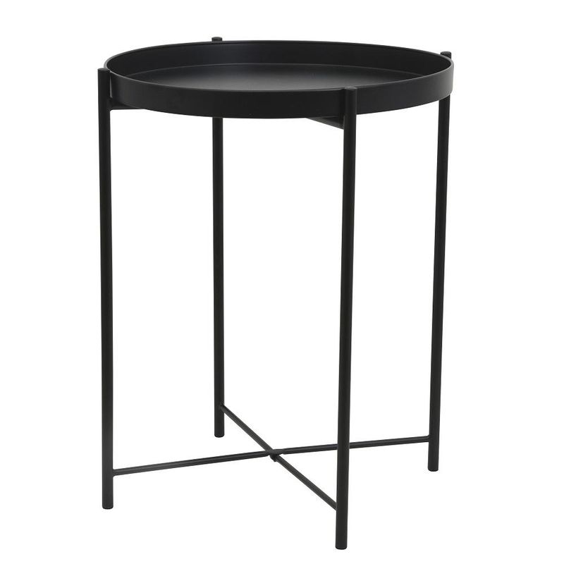 URBAN PRODUCTS - MESA LATERAL AUXILIAR METAL NEGRA 38X50CM URBAN PRODUCTS