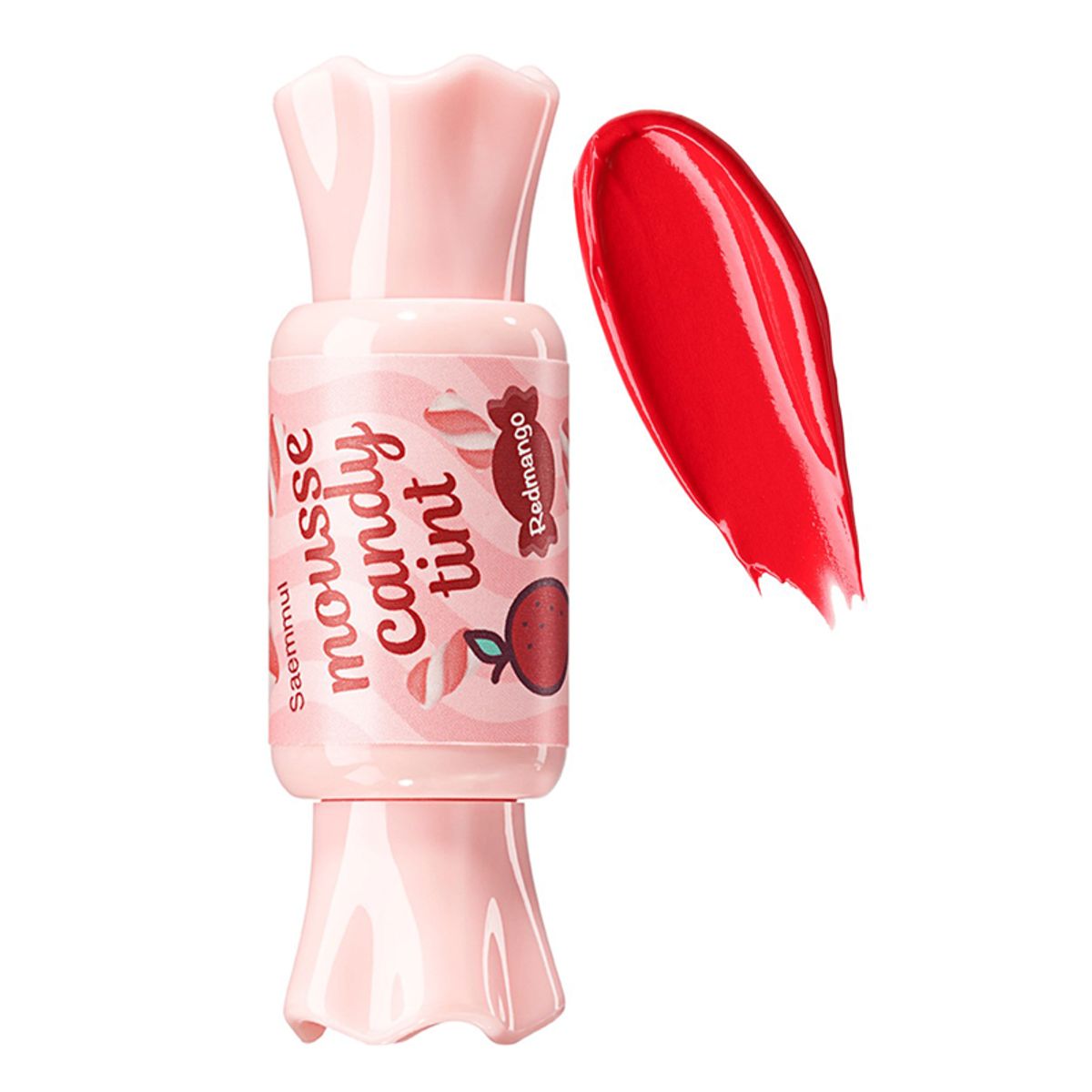 THE SAEM - Tinta Labial - Candy Lip Tint Mousse 01 Redmango