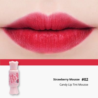 Imagen 2 del producto Tinta Labial Cremosa ""Candy Lip Tint Mousse"" - Maquillaje Coreano