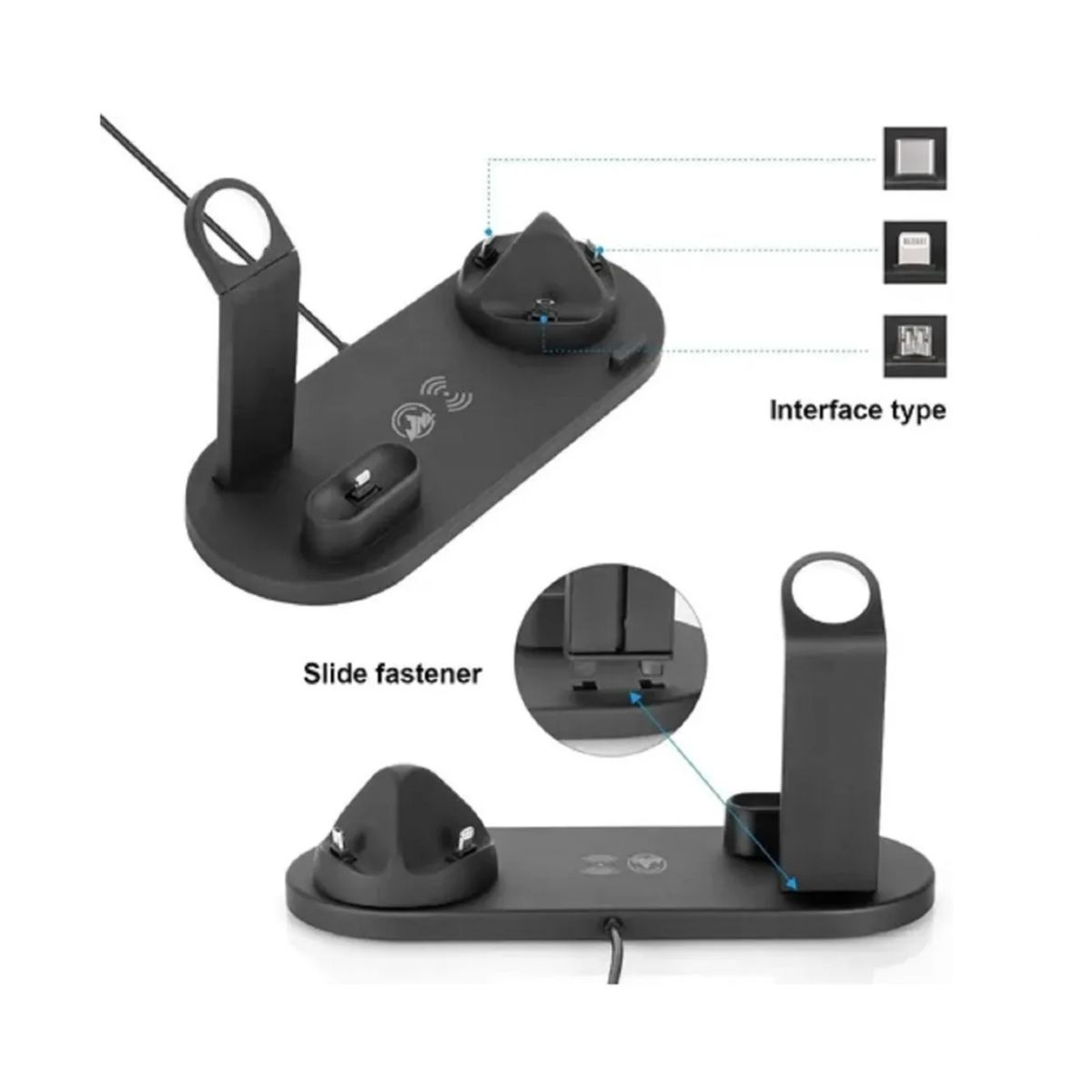 GENERICO - Cargador 3 Génerico Para Carga Rápida compatible con iphone y samsung