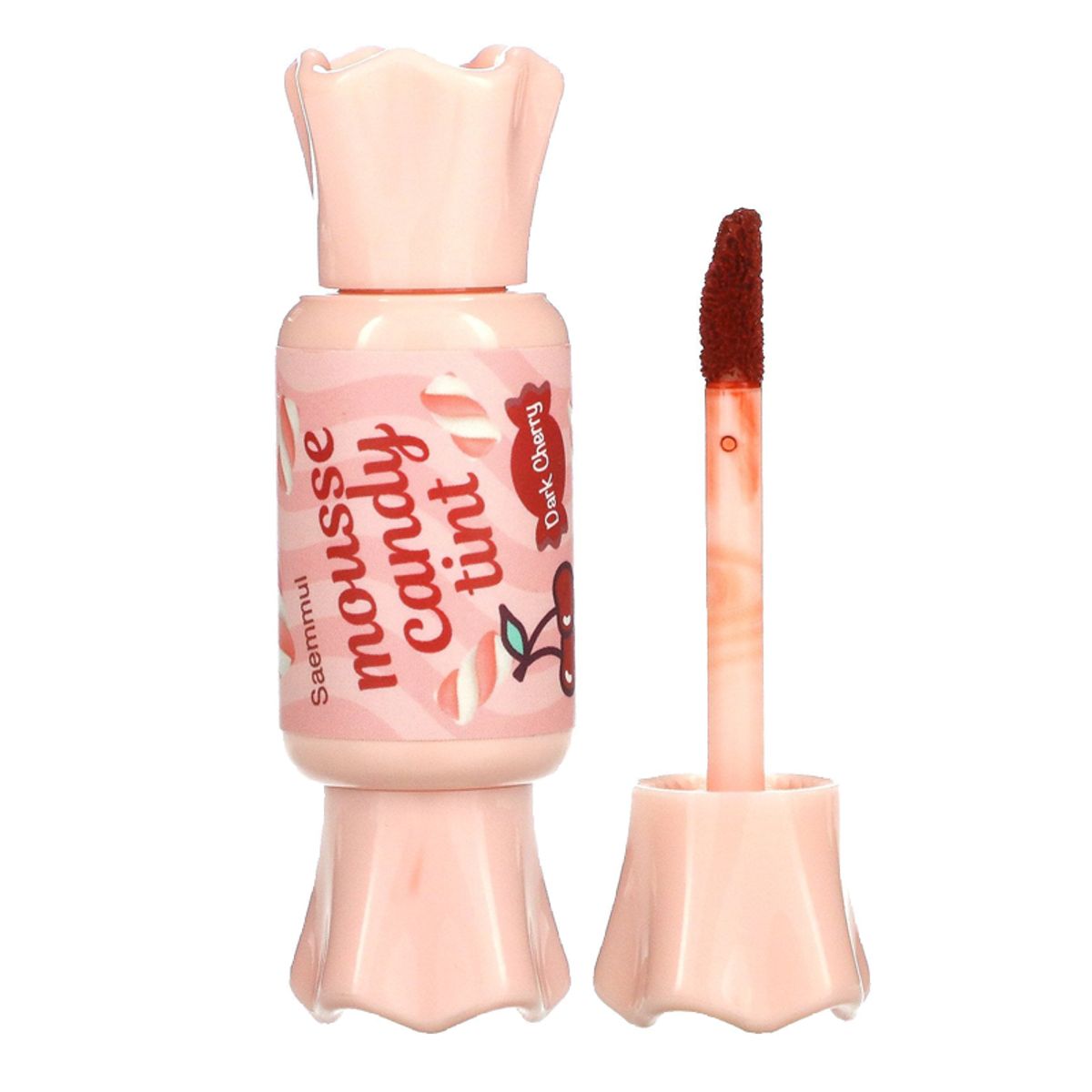 THE SAEM - Tinta Labial Candy Lip Tint Mousse - 07 Dark Cherry
