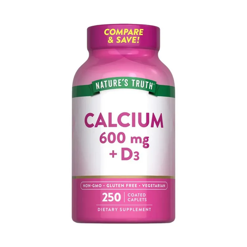 NATURE'S TRUTH - Calcio 600 mg + Vit D3 250 Comprimidos NATURE'S TRUTH