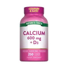 NATURE'S TRUTH - Calcio 600 mg + Vit D3 250 Comprimidos