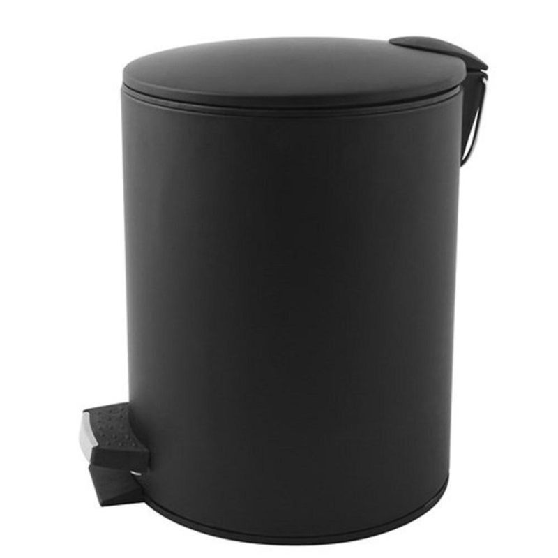 URBAN PRODUCTS - BASURERO CON CIERRE SUAVE 3L NEGRO URBAN PRODUCTS