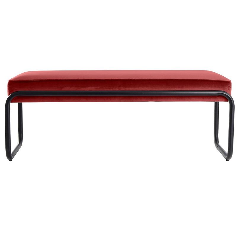 URBAN PRODUCTS - BANQUETA TERCIOPELO 110X40X42CM ROJO URBAN PRODUCTS