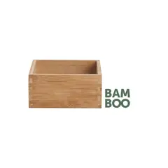 URBAN PRODUCTS - CAJA ALMACENAMIENTO BAMBÚ 15X15CM