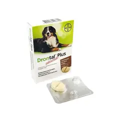 ELANCO - Drontal Plus Saborizado - Razas Grandes 1 tableta 35kg