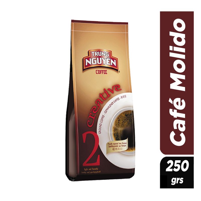 TRUNG NGUYEN - Café Molido Vietnamita Creative 2 Bolsa 250g Trung Nguyen