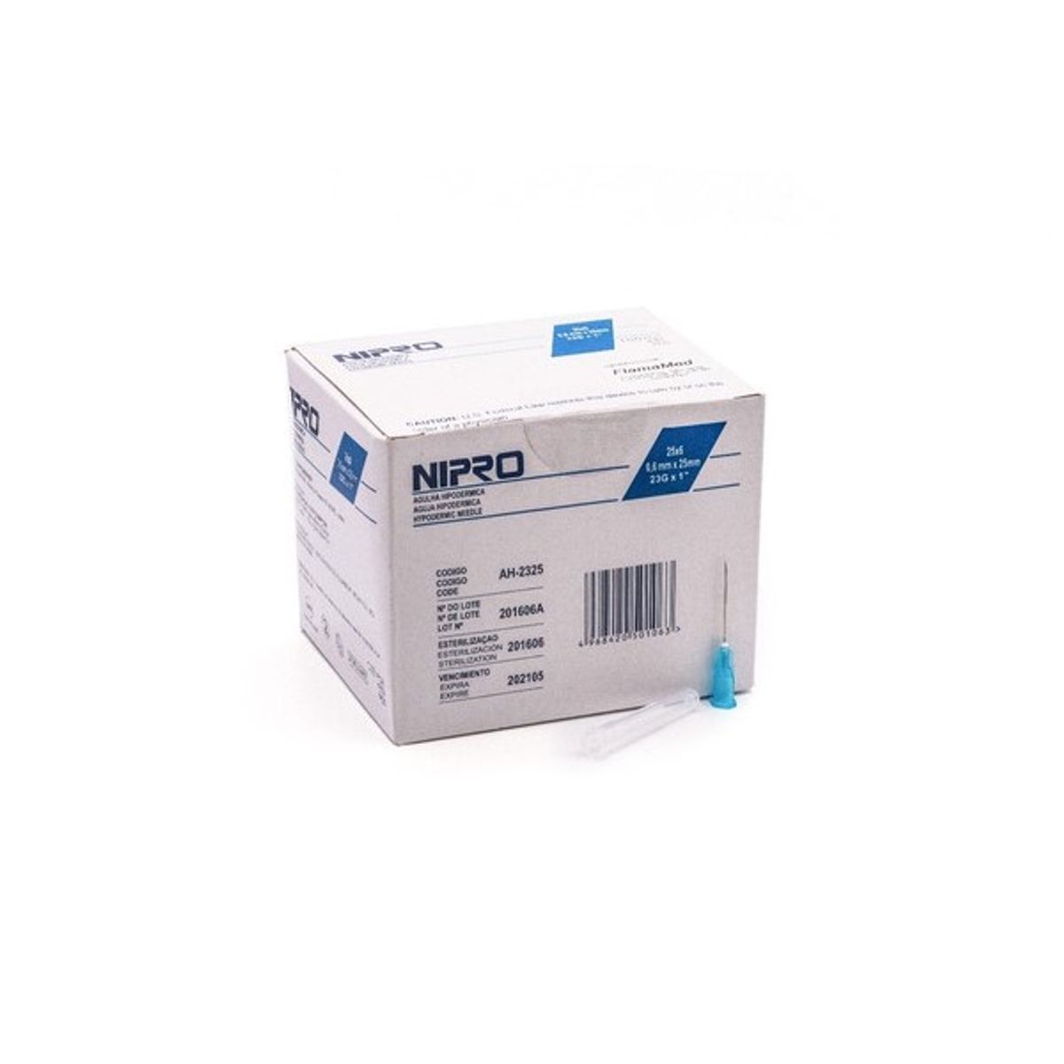 NIPRO - Aguja Hipodermica Nipro 23g X 1 Caja 100 Unidades