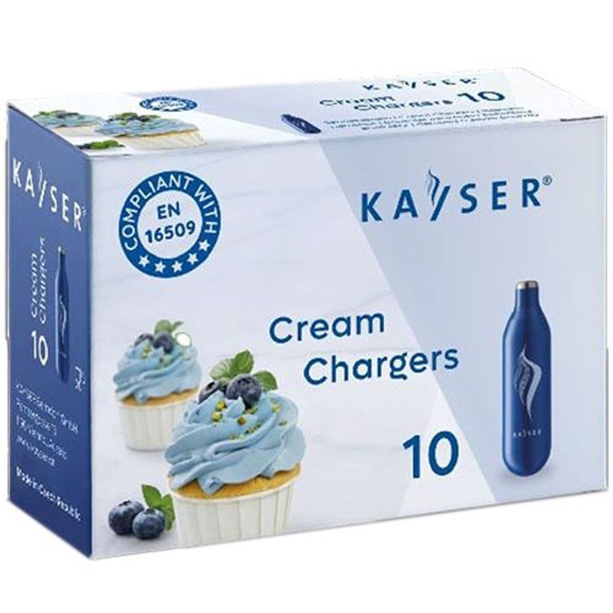 KAYSER - Caja balines 10 capsulas oxido nitroso
