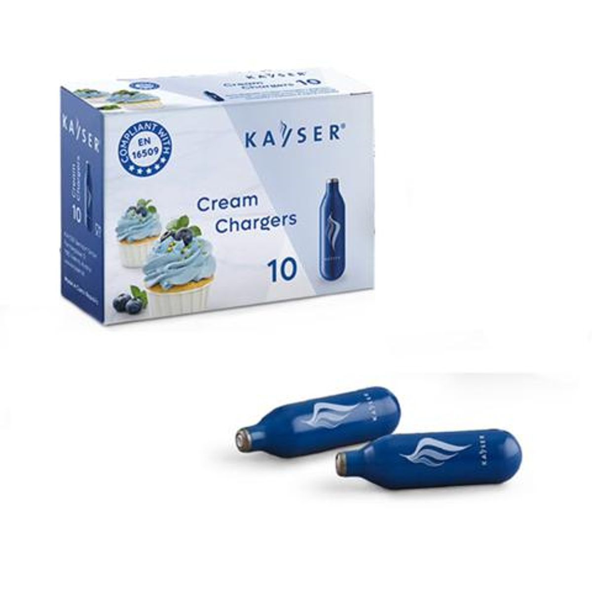 KAYSER - Caja balines 10 capsulas oxido nitroso