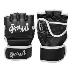 OKAMI - GUANTE MMA BLACK FT COMBAT NG L