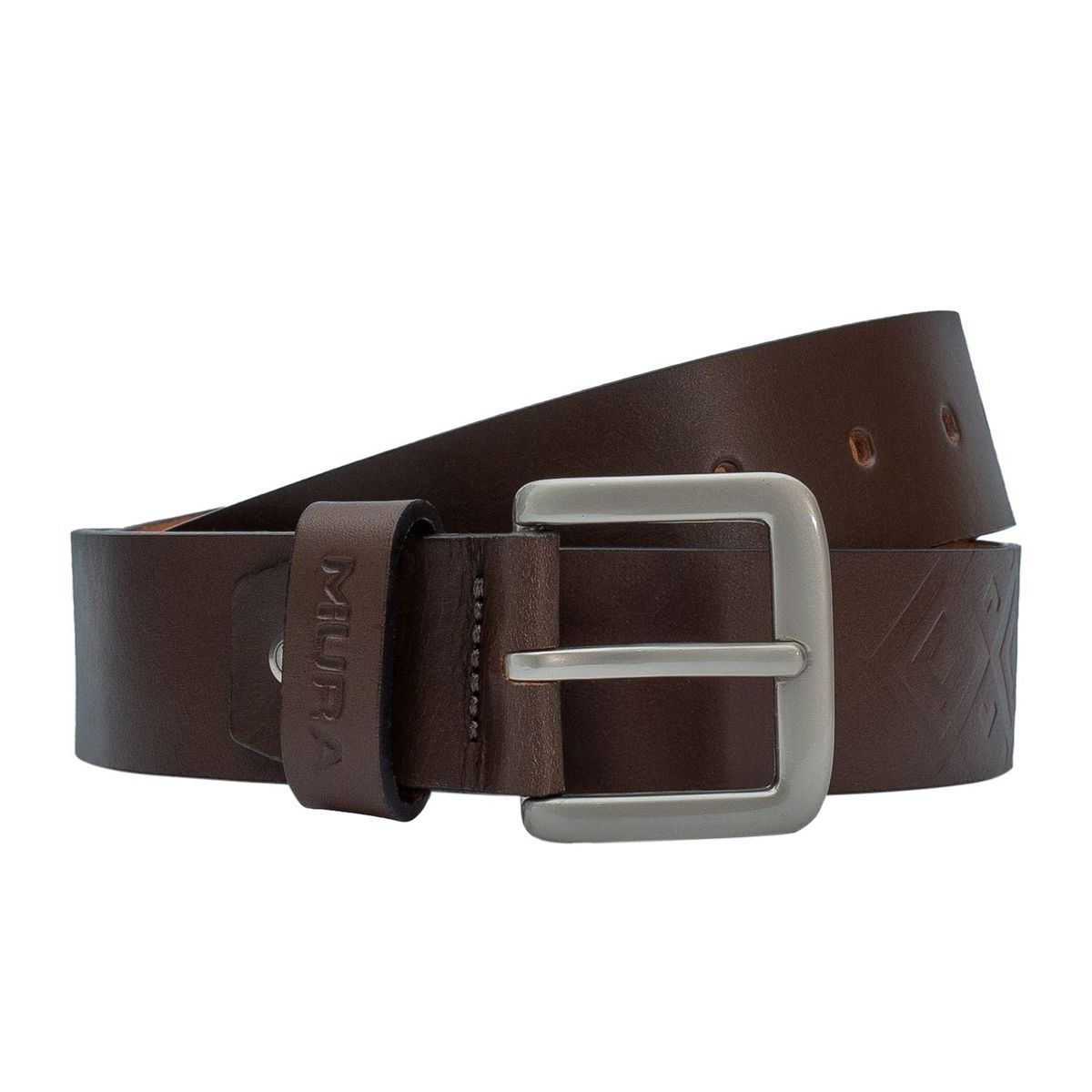 MIURA - Cinturón Cuero Genuino Neko Café Toffe Miura.-