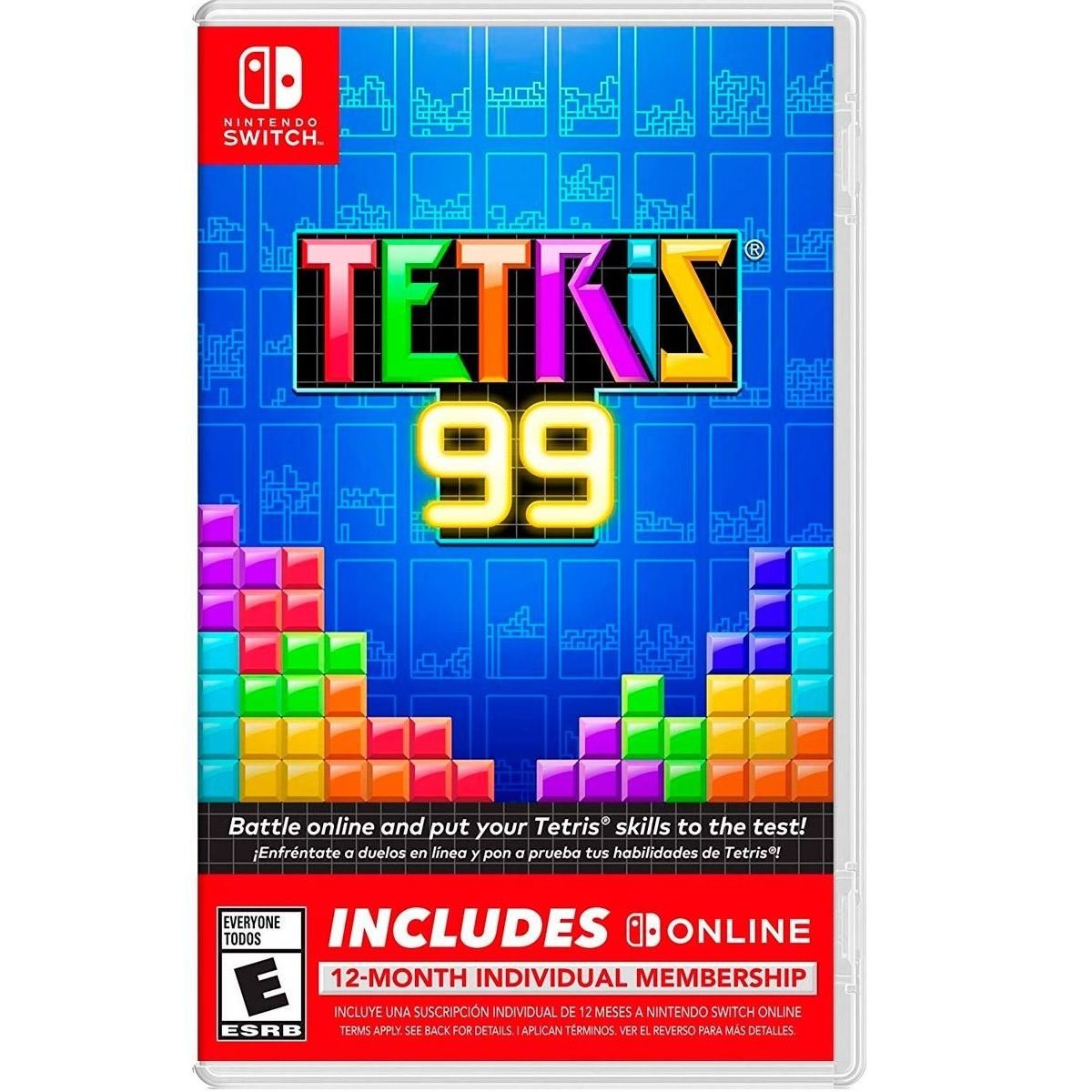 NINTENDO - Tetris 99 + 12 Meses Nintendo (EU Version) - Switch Físico - Sniper