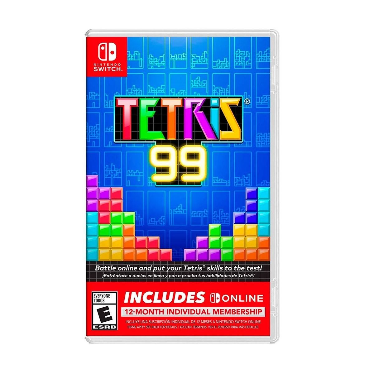 NINTENDO - Tetris 99 + 12 Meses Nintendo (EU Version) - Switch Físico - Sniper