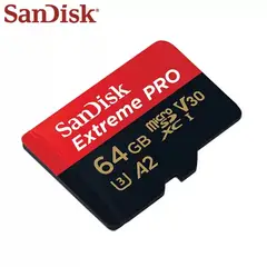 SANDISK - Memoria Micro SD 64 GB Extreme Pro