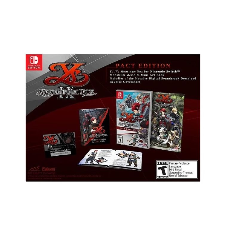 NINTENDO - Ys IX Monstrum Nox Pact Edition - Switch Físico - Sniper