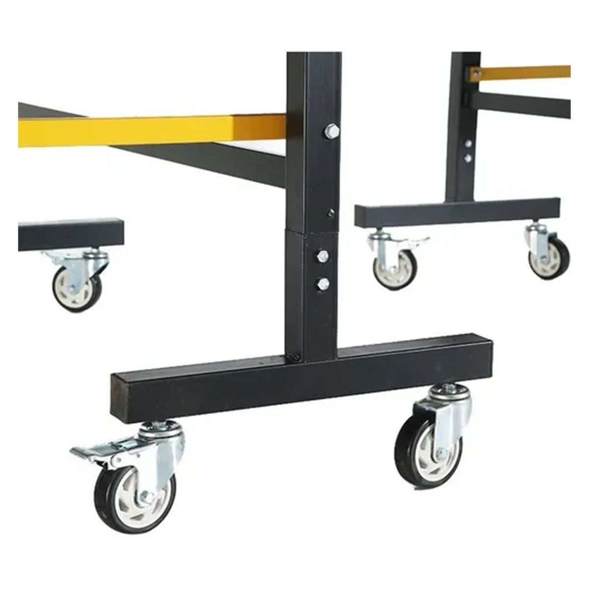 SDFIT - Mesa de Ping Pong 40 x 40 x 16 mm fibra de vidrio Indoor plegable con ruedas