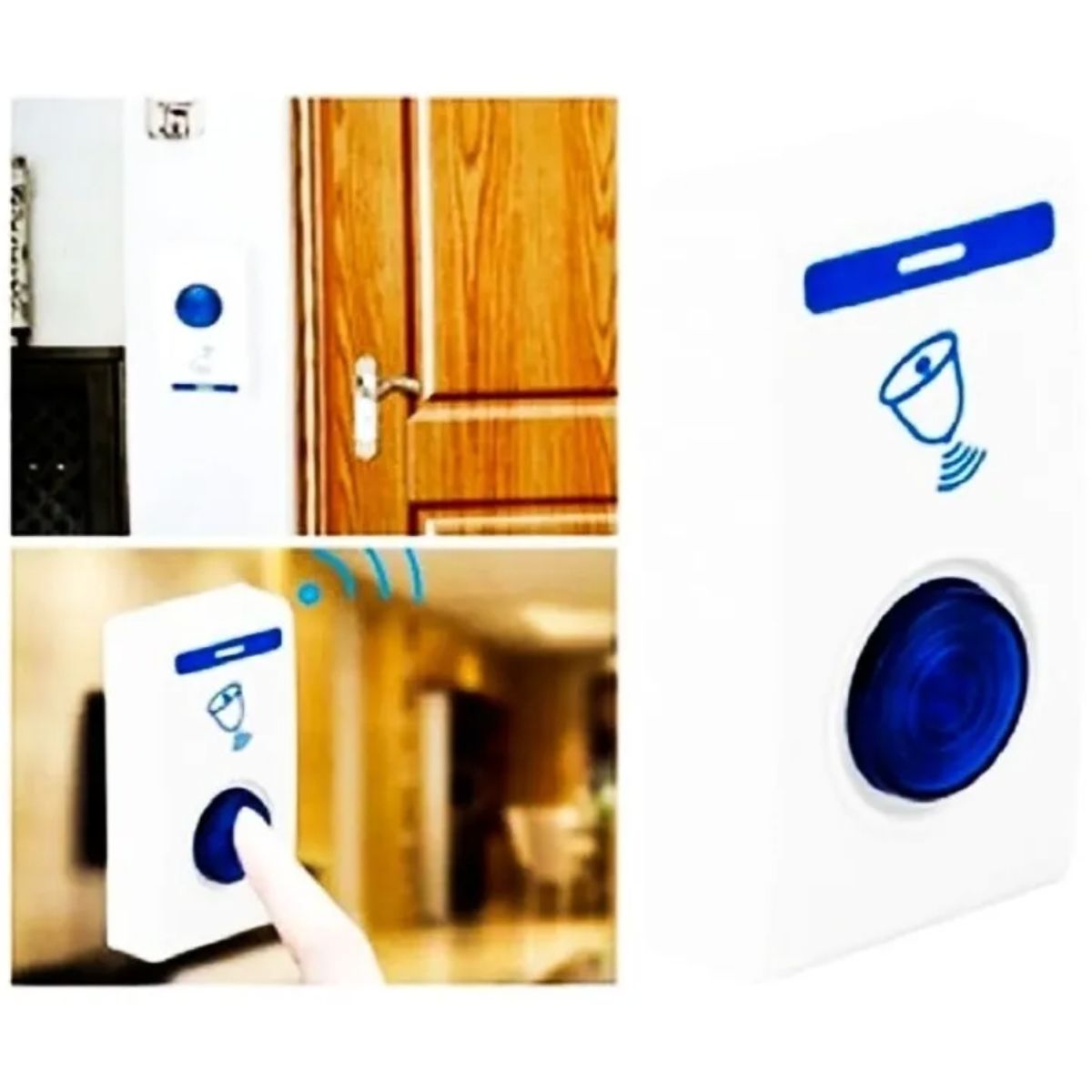 GENERICO - Timbre Inalámbrico Exterior Portátil 32 Sonidos