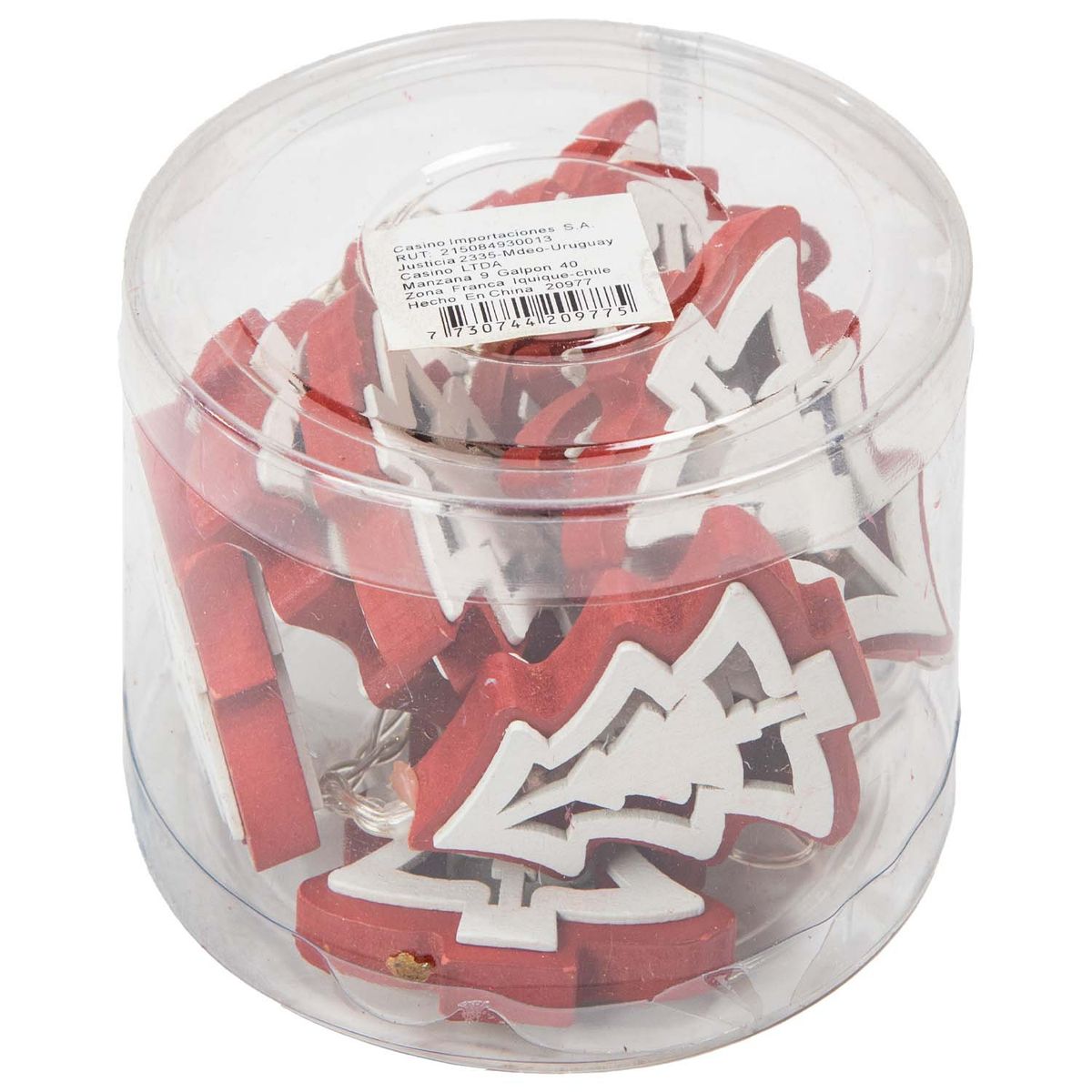 PROPLASTIC - GUIRNALDAS NAVIDEÑAS DISEÑO ARBOLITO DE 10 LED